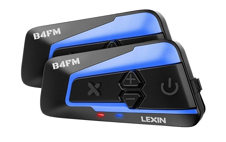 LEXIN B4FM Motorcycle Helmet Bluetooth Intercom Headset