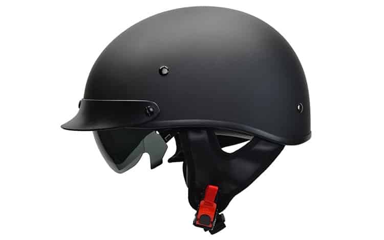 Vega Helmets Motorcycle Half Helmet with Sun Shield Review