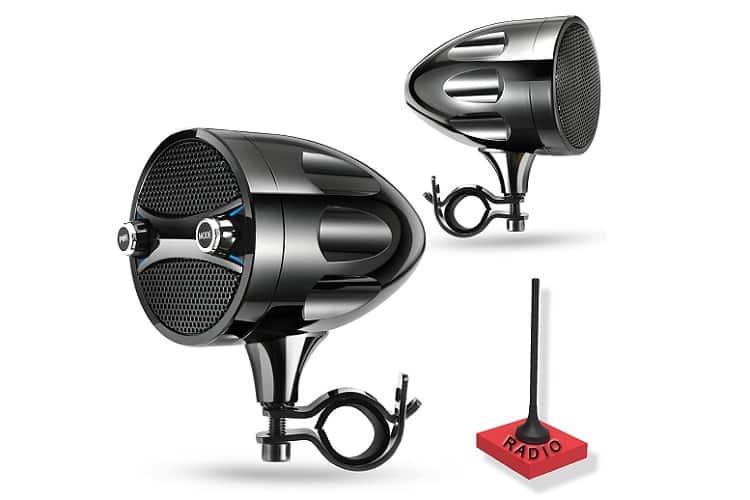 KSPEAKER Motorcycle Speakers Bluetooth Waterproof Radio Review