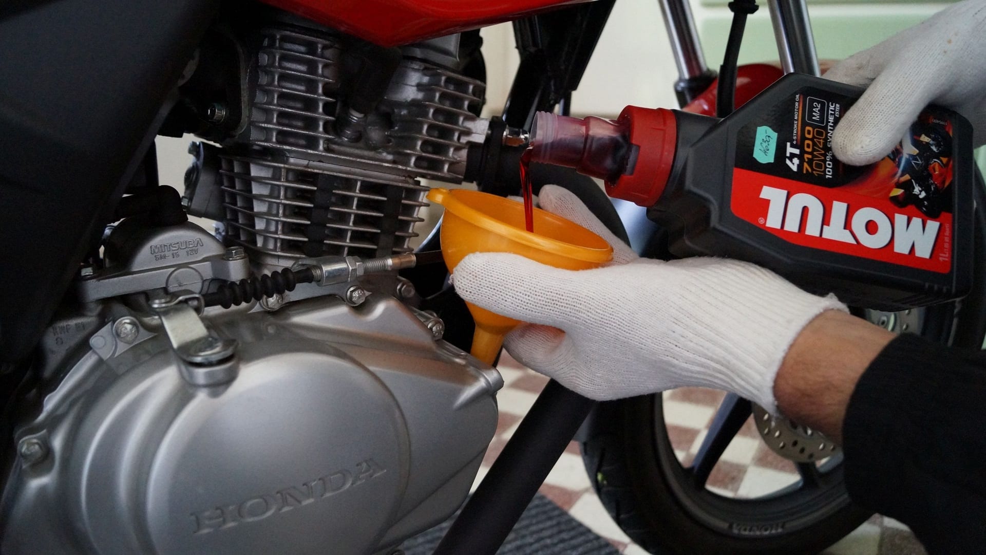 Motorcycle Oil Change - How To Do It Yourself