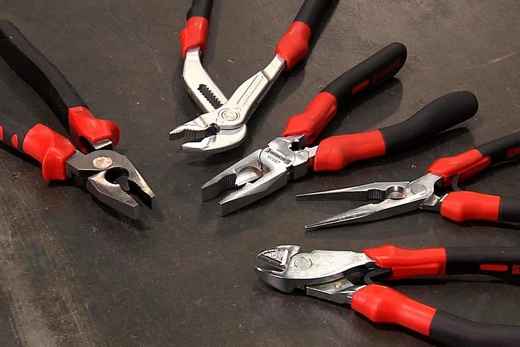 Different types of pliers
