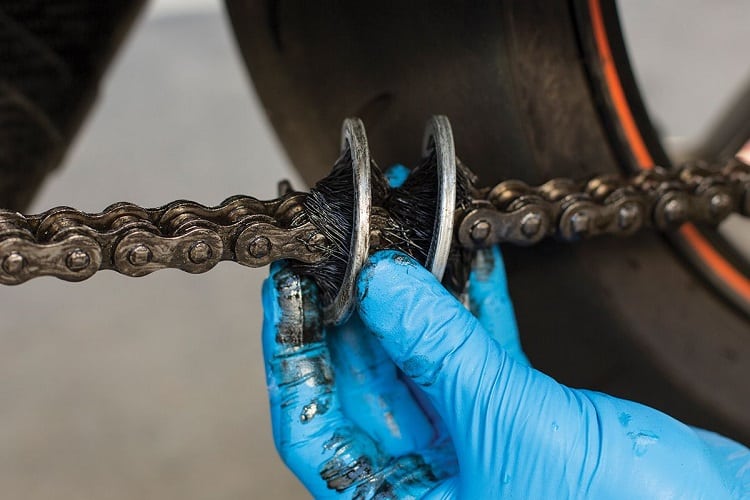 What to Use for Motorcycle Chain Cleaning